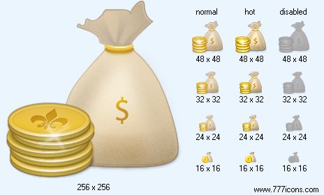 Money Bag Icon Images