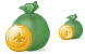 Money bag v2 icons