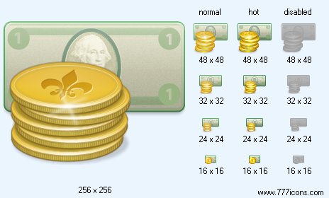 Money V2 Icon Images