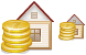 Mortgage loan icons