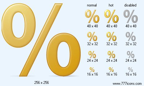 Percent Icon Images