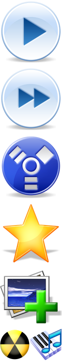multimedia icons for Windows 7