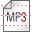 Mp3 document icon
