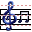Musical notation icon