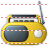 Radio set icon