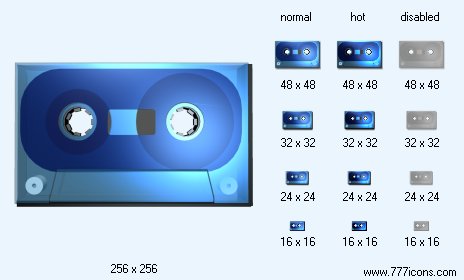 Audio Cassette Icon Images