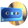 Audio Cassette And CD icon