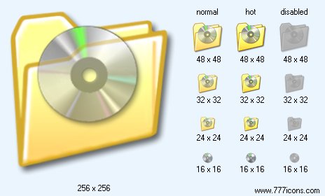 CD Folder Icon Images