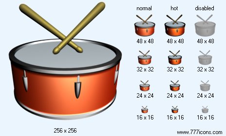 Drum Icon Images