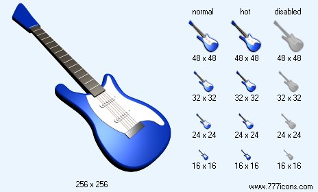 Electric Guitar Icon Images