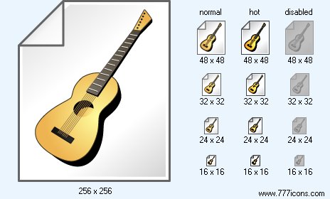 Music Document Icon Images