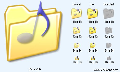 Music Folder Icon Images