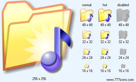 Music Folder V2 Icon Images