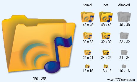 Music Folder V4 Icon Images