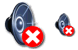 No sound v2 icons