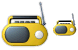 Radio set icons