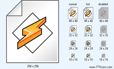Winamp Document Icon Images