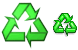 Clockwise triangle icons