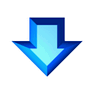 Down V3 icon