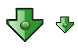 Move down icons
