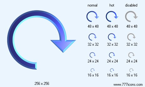 Rotate 270D-3 Icon Images