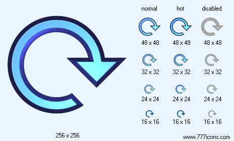 Rotate 270Db-3 Icon Images