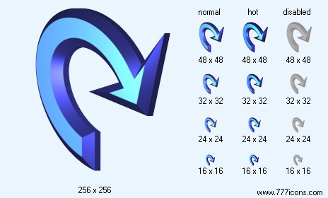 Rotate 3D-3 Icon Images