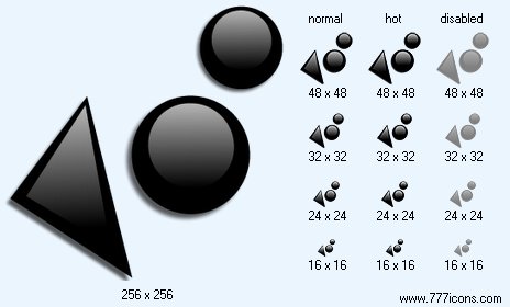 Undo Black Icon Images