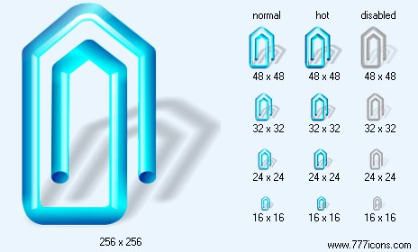 Attach with Shadow Icon Images