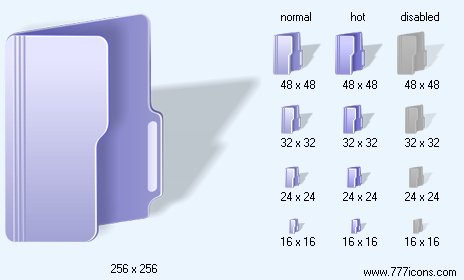 Folder with Shadow Icon Images