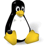 Linux Penguin with Shadow icon