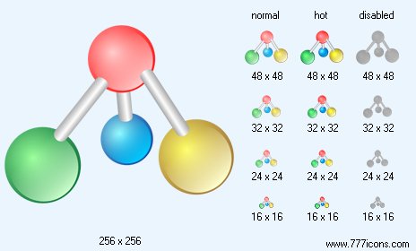 Network Structure Icon Images