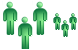 People contacts icons