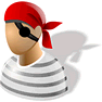 Pirate with Shadow icon
