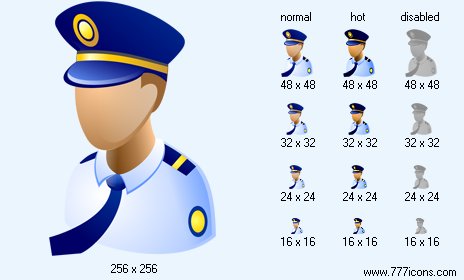 Police Officer Icon Images