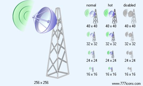 Radio Transmitter Icon Images