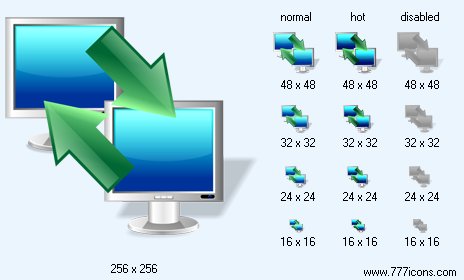 Remote Access with Shadow Icon Images