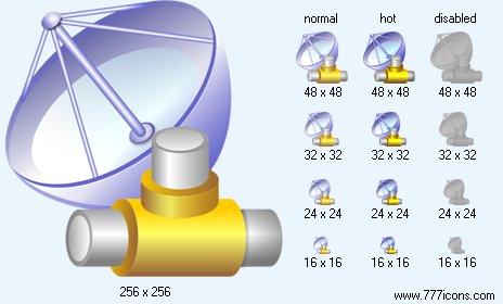 Satellite Connection Icon Images