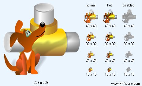 Sniffer with Shadow Icon Images