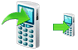 Upload to phone icons