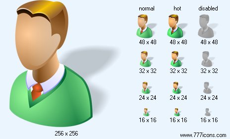 User with Shadow Icon Images