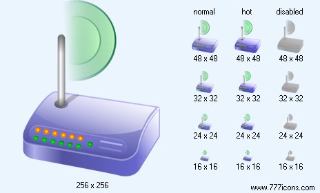 Wireless Modem Icon Images