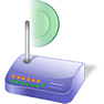 Wireless Modem with Shadow icon