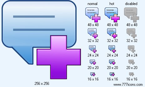 Add Comment V5 Icon Images