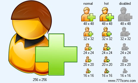 Add User V8 Icon Images