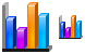 Bar chart v1 icon