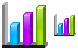 Bar chart v2 icon