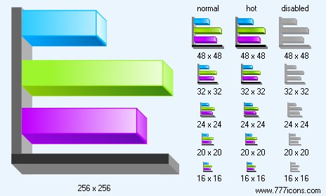 Bar Chart V4 Icon Images