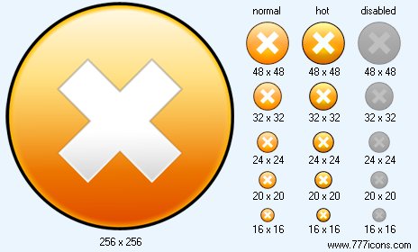 Cancel V3 Icon Images