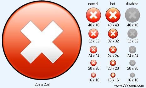 Cancel V4 Icon Images